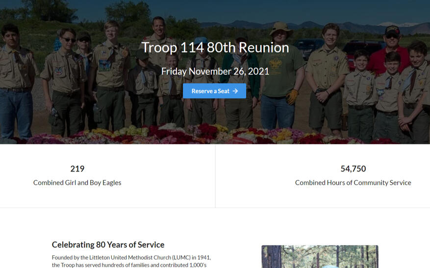 Troop 114 Reunion